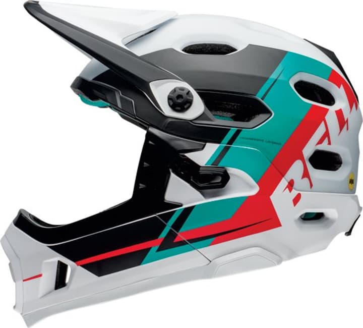 Bell Super DH Velohelm weiss von Bell