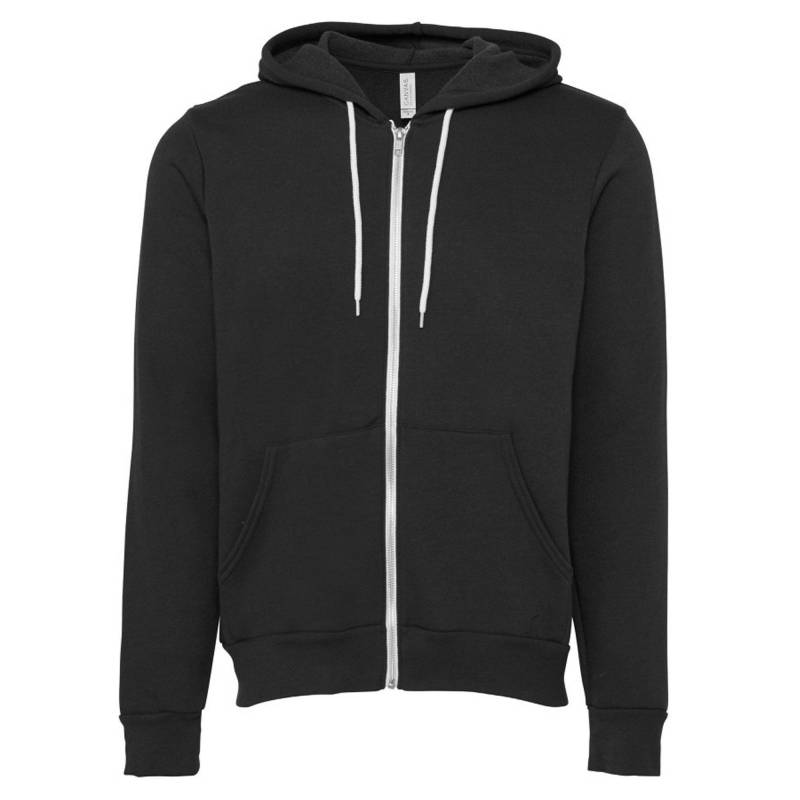 Bella + Canvas - Fleece Kapuzenjacke, für Damen, Grau, Größe XL von Bella + Canvas