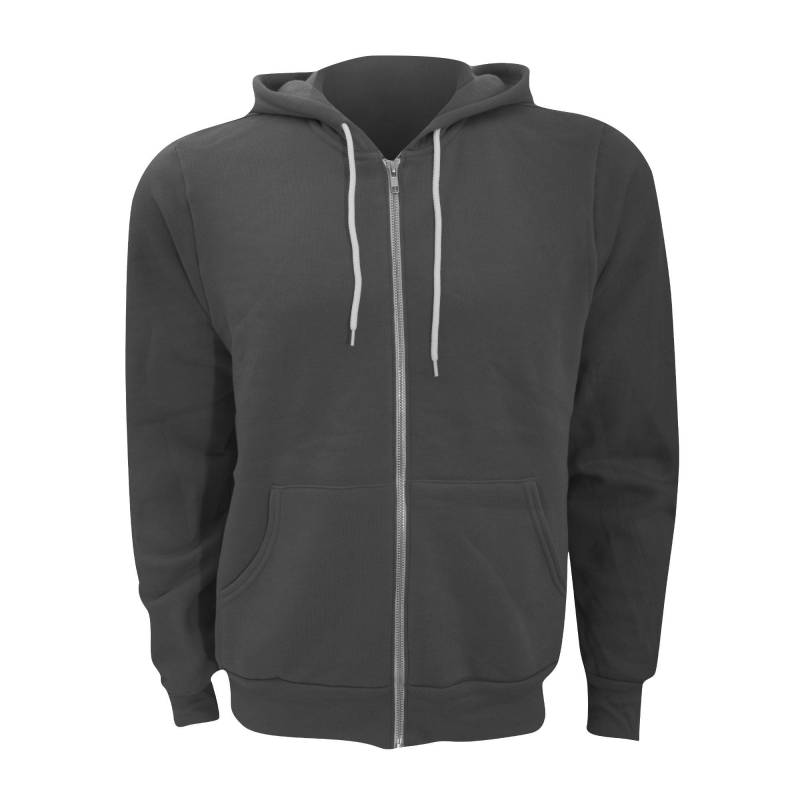 Canvas Fleece Kapuzenjacke Damen Schiefergrau L von Bella + Canvas