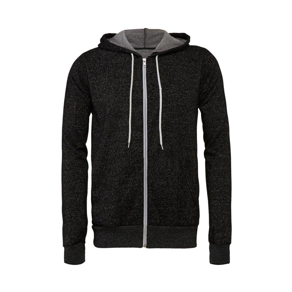 Canvas Fleece Kapuzenjacke Damen Schwarz XS von Bella + Canvas