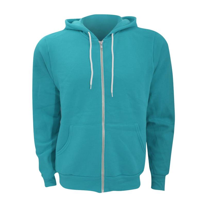 Canvas Fleece Kapuzenjacke Damen Taubenblau M von Bella + Canvas