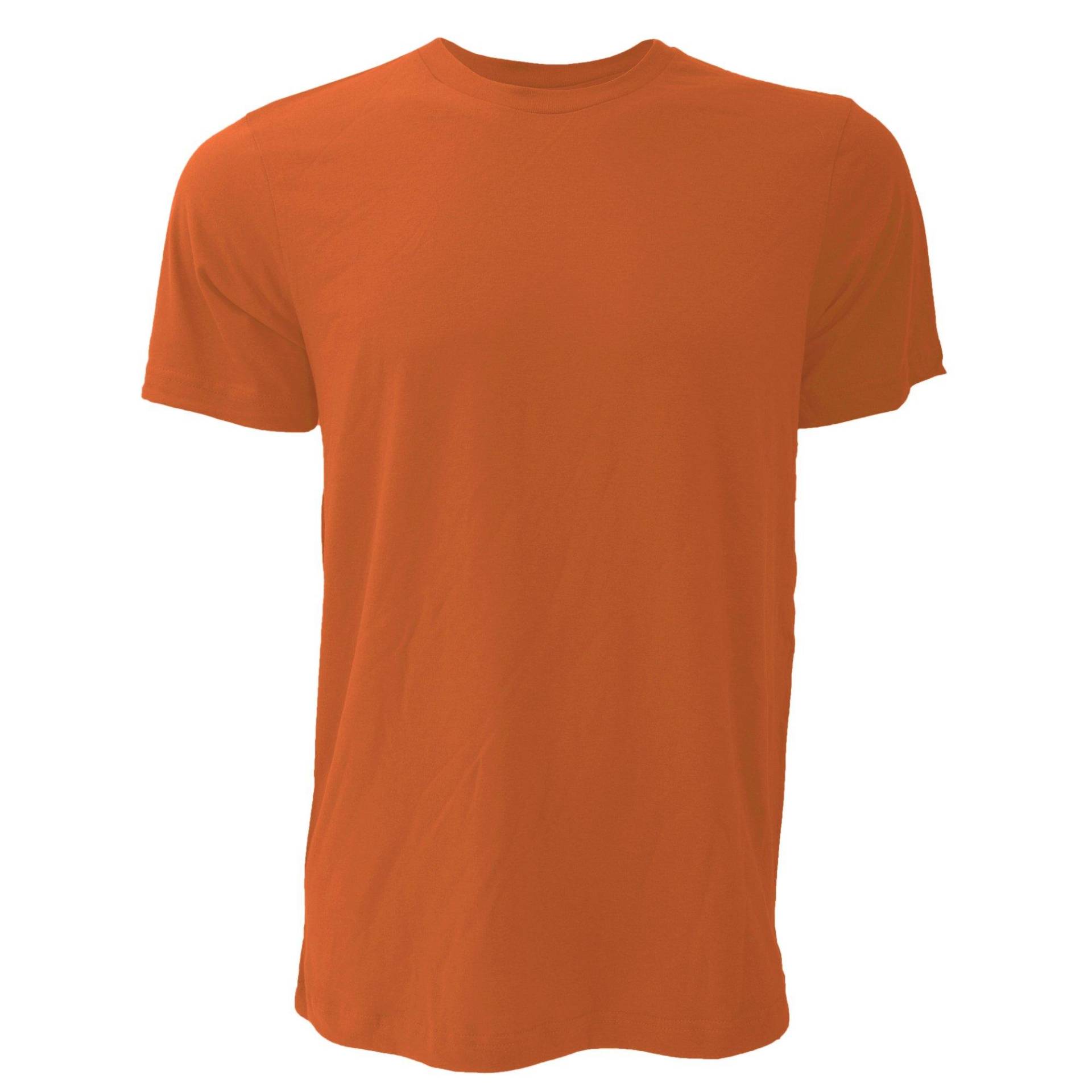 Bella + Canvas - Jersey TShirt, Kurzarm, für Herren, Gelb Orangé, Größe S von Bella + Canvas