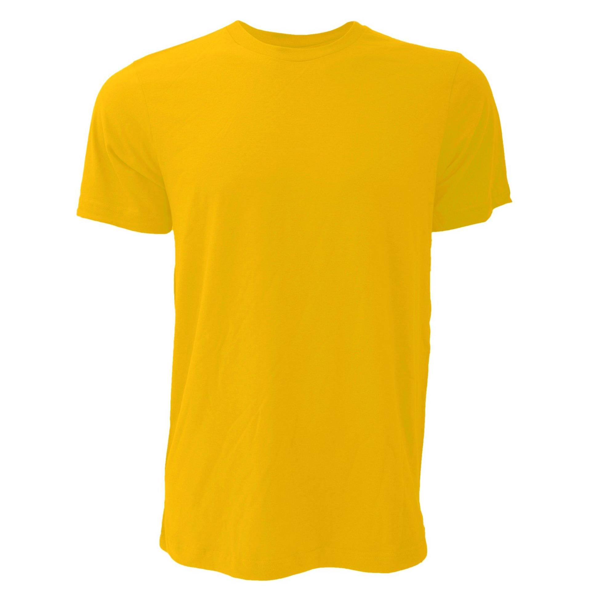 Canvas Jersey Tshirt, Kurzarm Herren Gold M von Bella + Canvas