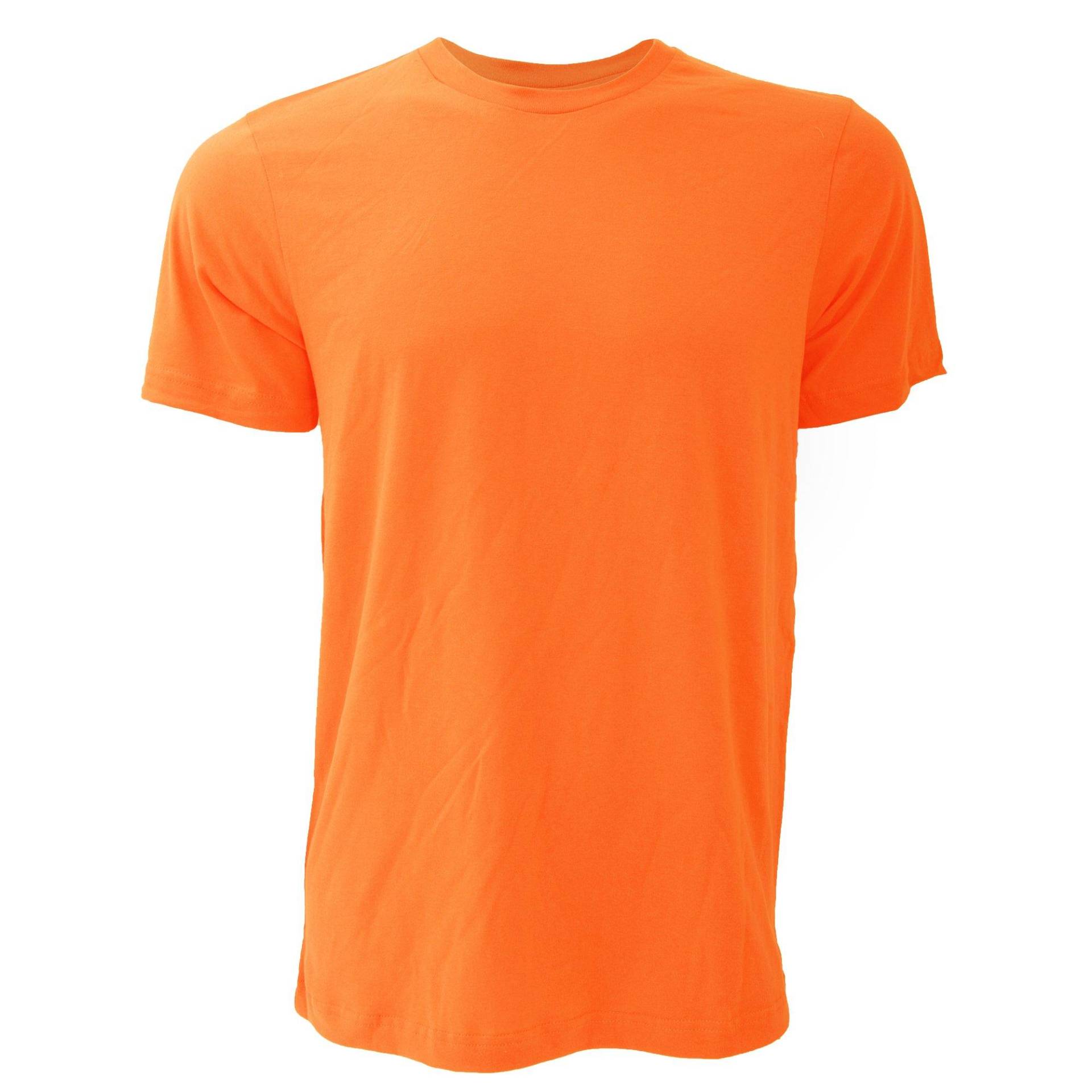 Canvas Jersey Tshirt, Kurzarm Herren Orange S von Bella + Canvas
