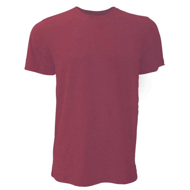 Canvas Jersey Tshirt, Kurzarm Herren Rot Bunt XL von Bella + Canvas