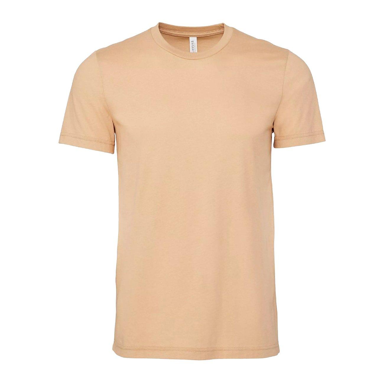 Canvas Jersey Tshirt, Kurzarm Herren Sand L von Bella + Canvas