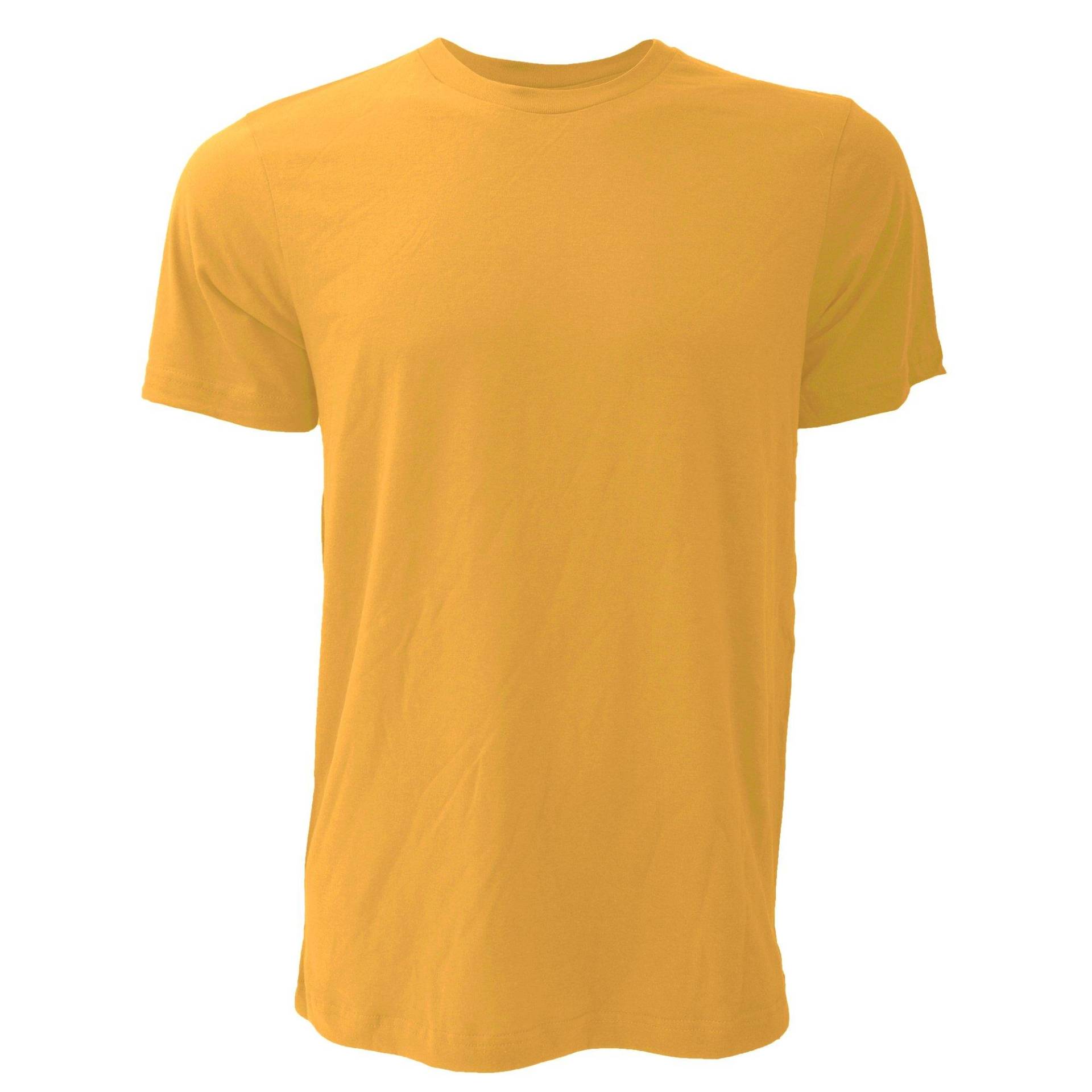 Canvas Jersey Tshirt, Kurzarm Herren Senfgelb XL von Bella + Canvas