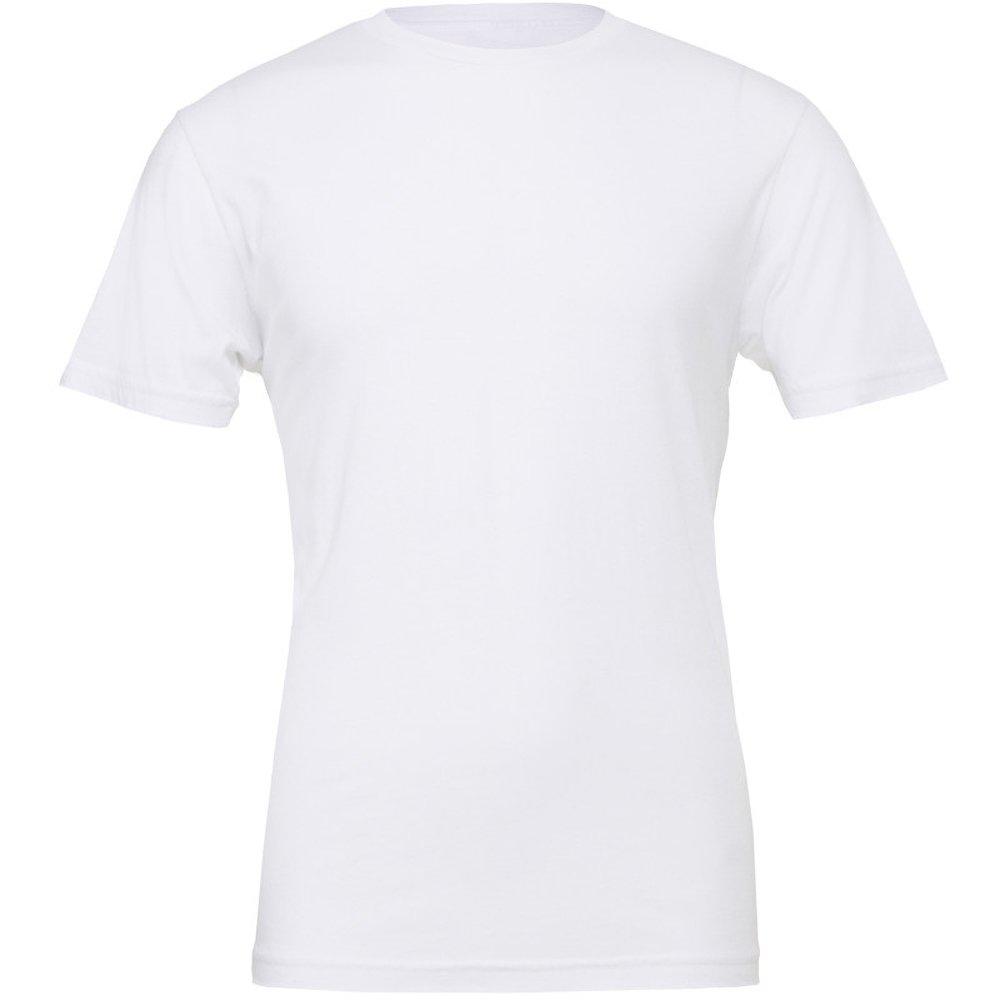 Canvas Jersey Tshirt, Kurzarm Herren Weiss L von Bella + Canvas