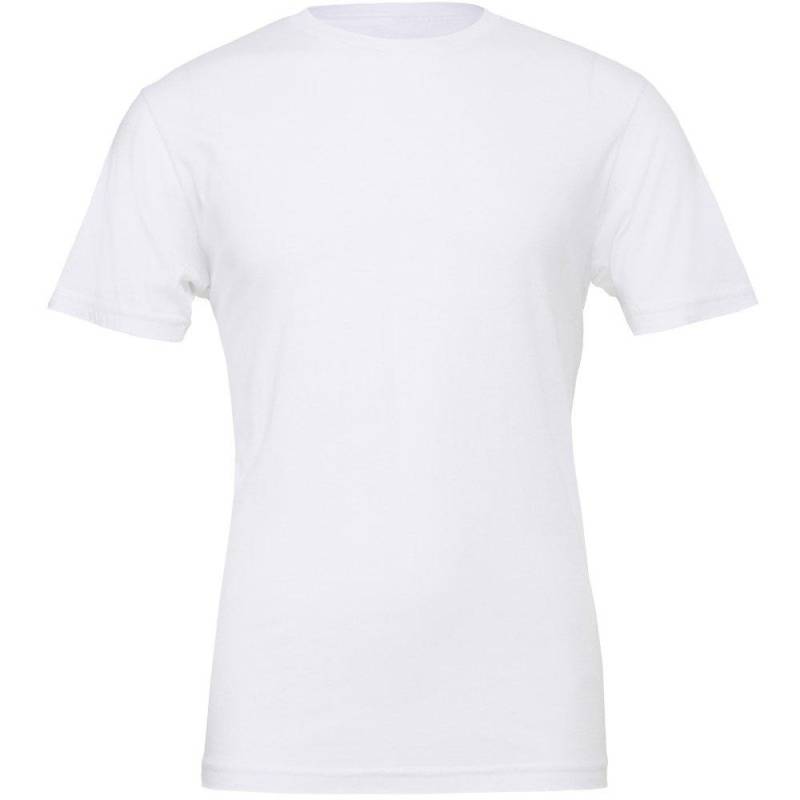 Canvas Jersey Tshirt, Kurzarm Herren Weiss M von Bella + Canvas