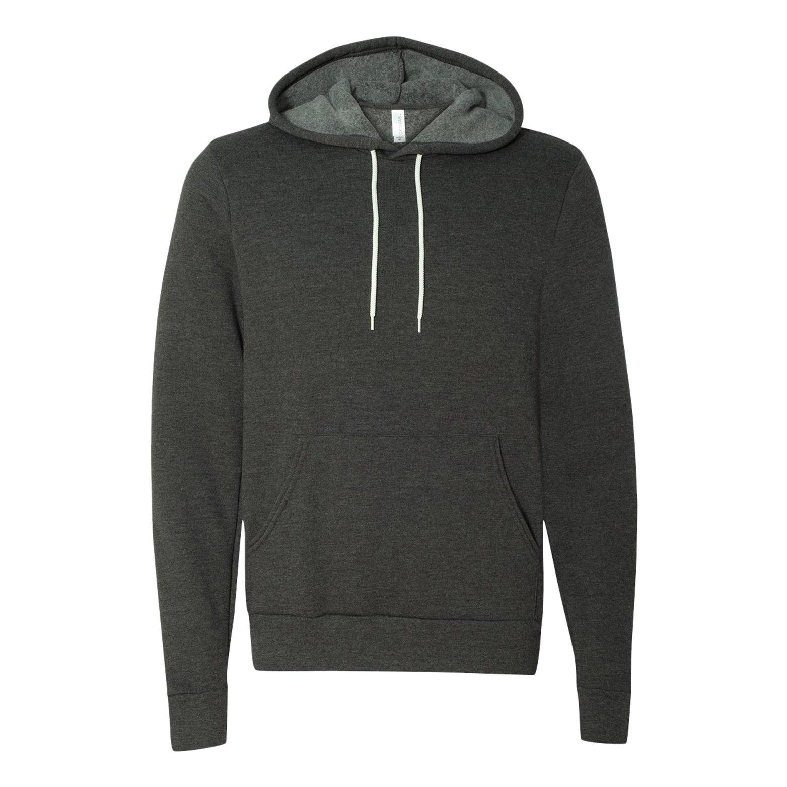 Canvas Kapuzenpullover Kapuzensweatshirt Herren Grau L von Bella + Canvas