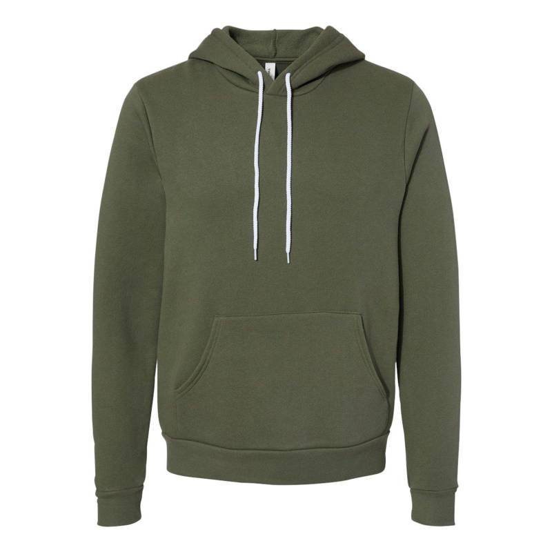 Canvas Kapuzenpullover Kapuzensweatshirt Herren Militärgrün XS von Bella + Canvas