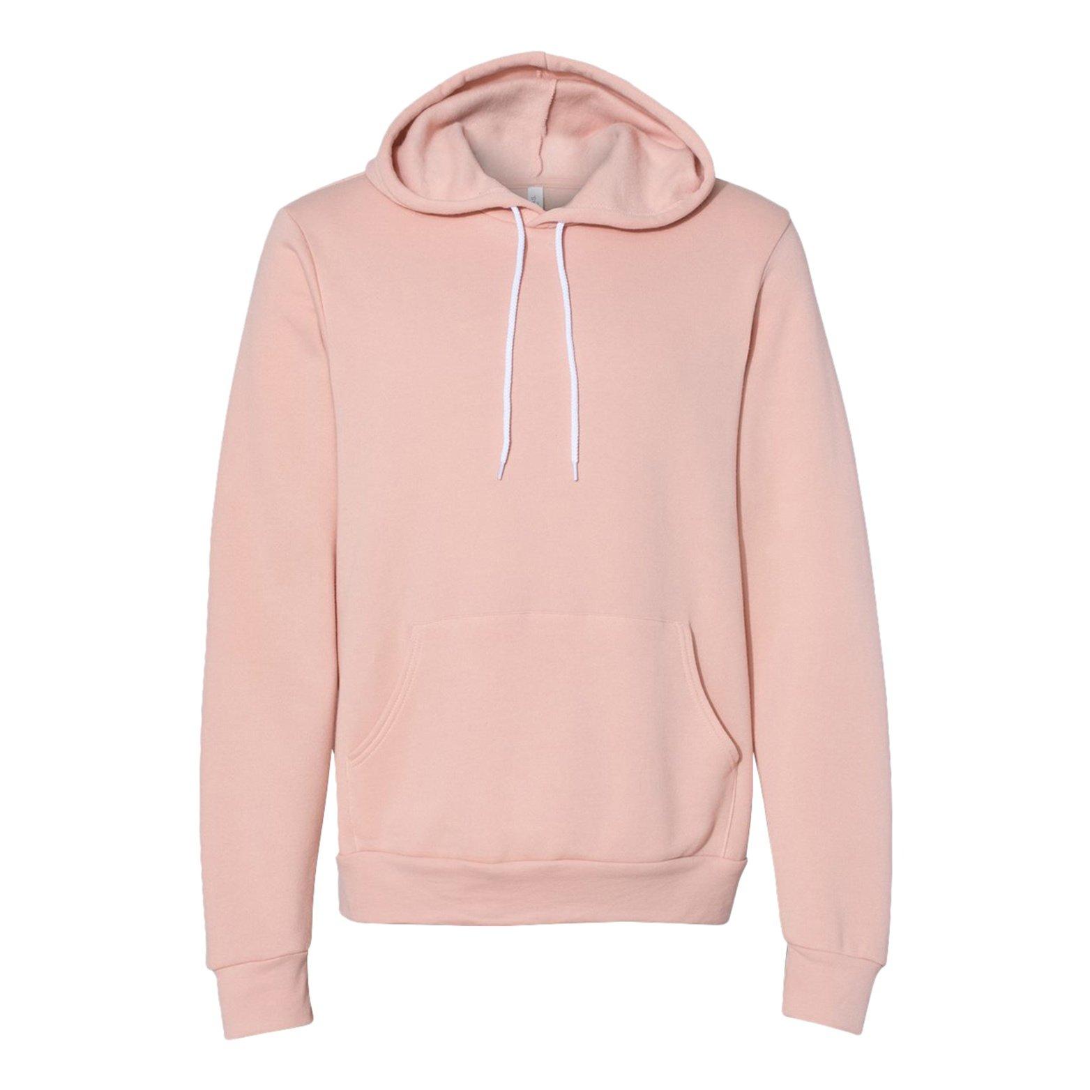 Bella + Canvas - Kapuzenpullover Kapuzensweatshirt, für Herren, Pfirsich, Größe L von Bella + Canvas