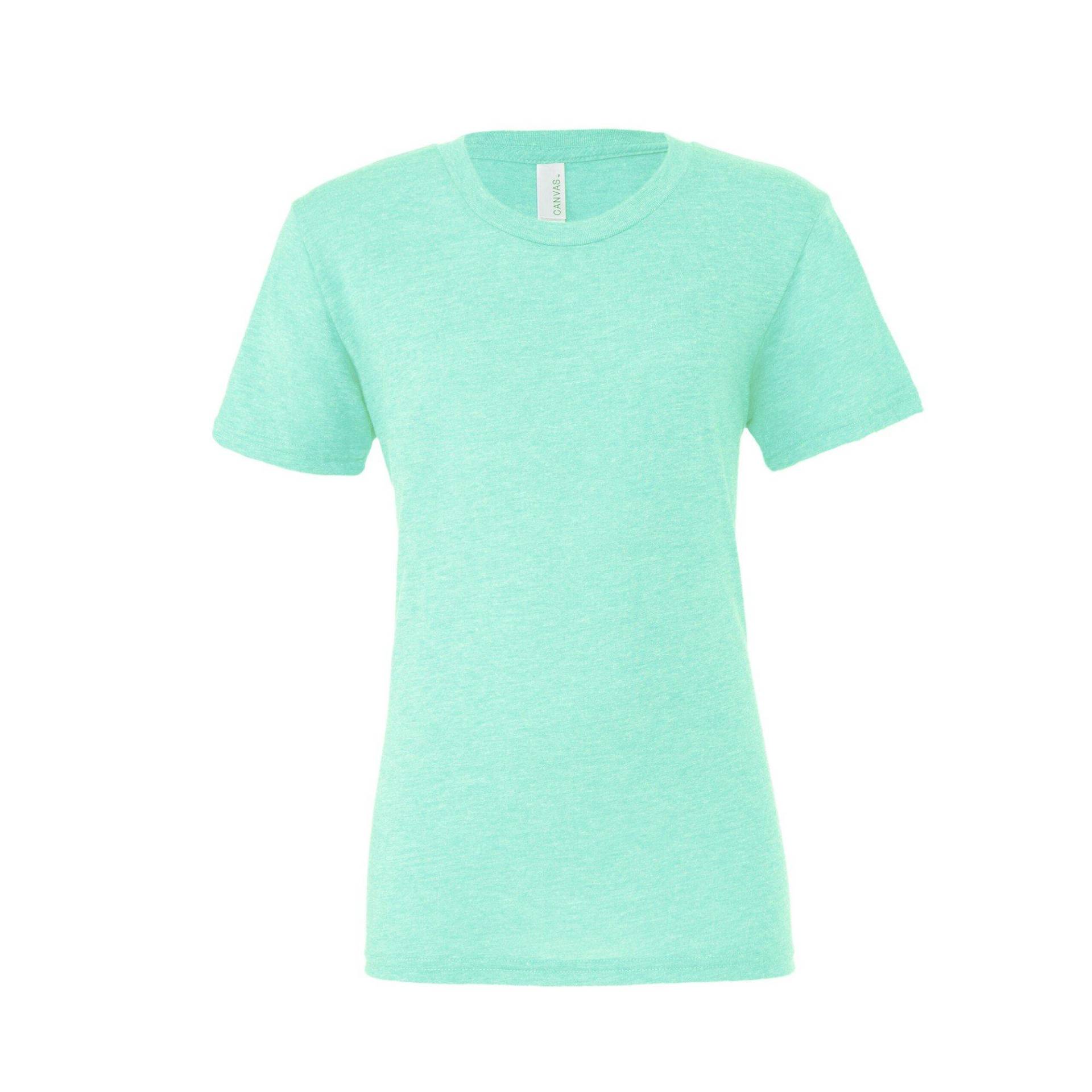 Canvas Triblend Kurzarm Tshirt Damen Mint XS von Bella + Canvas