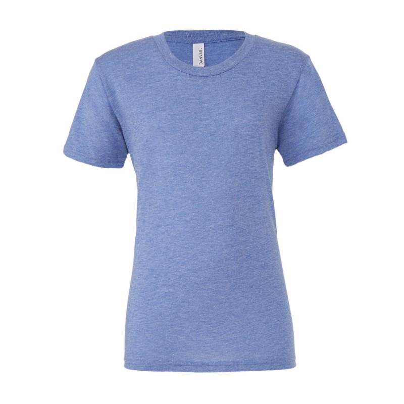 Canvas Triblend Kurzarm Tshirt Damen Mittelblau XS von Bella + Canvas