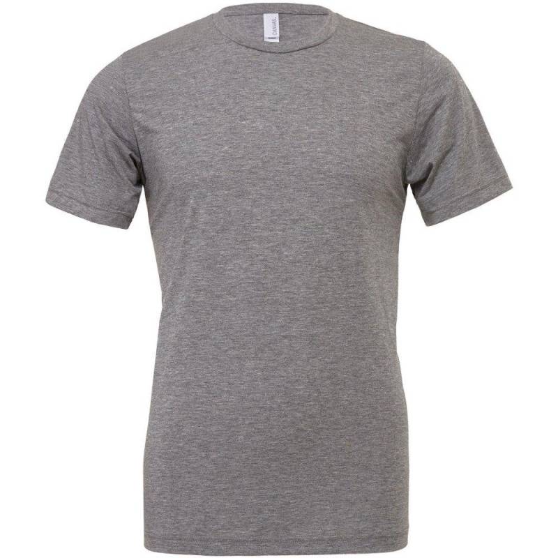 Canvas Triblend Tshirt Mit Rundhalsausschnitt Herren Platin grau XL von Bella + Canvas