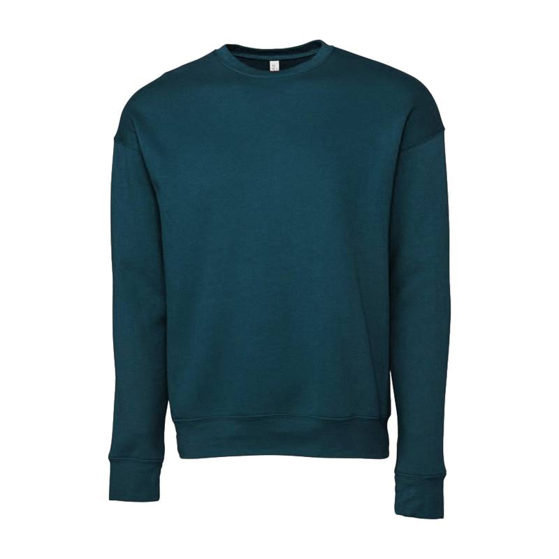 Classic Sweatshirt, Überschnittene Schulter Herren Blau XXL von Bella + Canvas