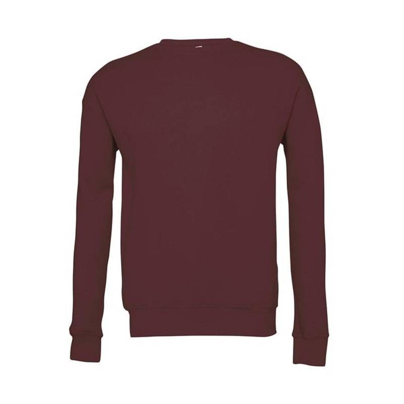 Classic Sweatshirt, Überschnittene Schulter Herren Bordeaux XXL von Bella + Canvas