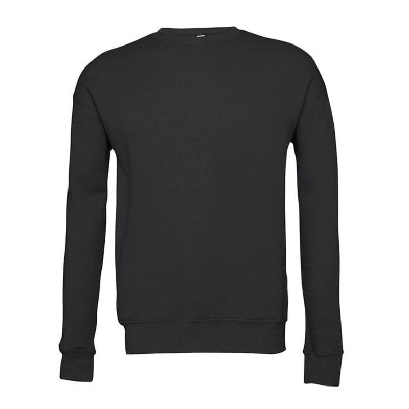 Classic Sweatshirt, Überschnittene Schulter Herren Grau L von Bella + Canvas