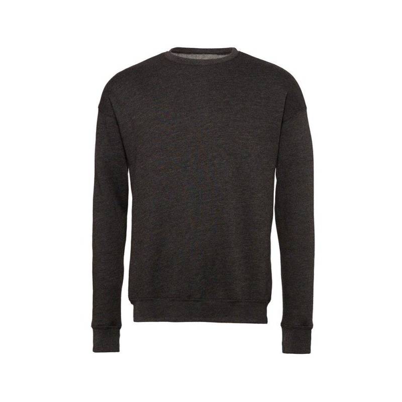 Classic Sweatshirt, Überschnittene Schulter Herren Grau XXL von Bella + Canvas