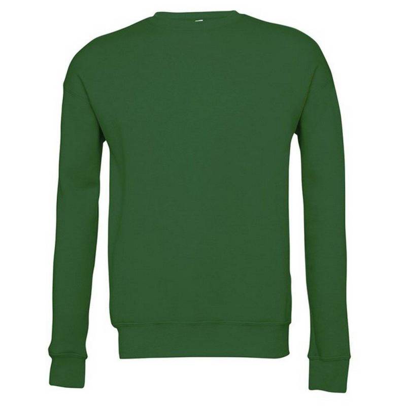 Classic Sweatshirt, Überschnittene Schulter Herren Grün XL von Bella + Canvas