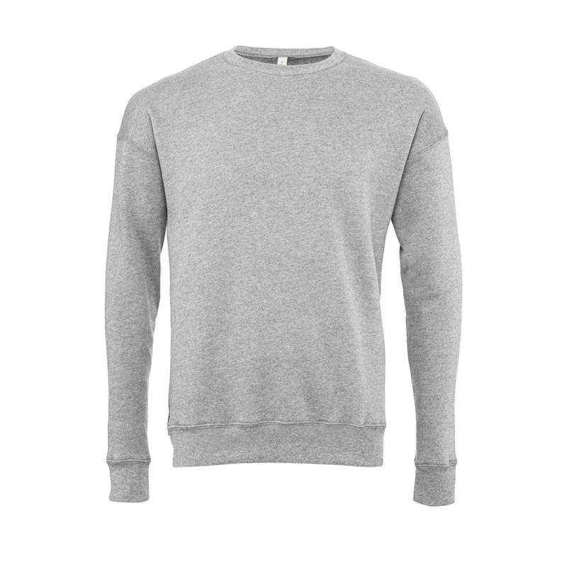 Classic Sweatshirt, Überschnittene Schulter Herren Lila XL von Bella + Canvas