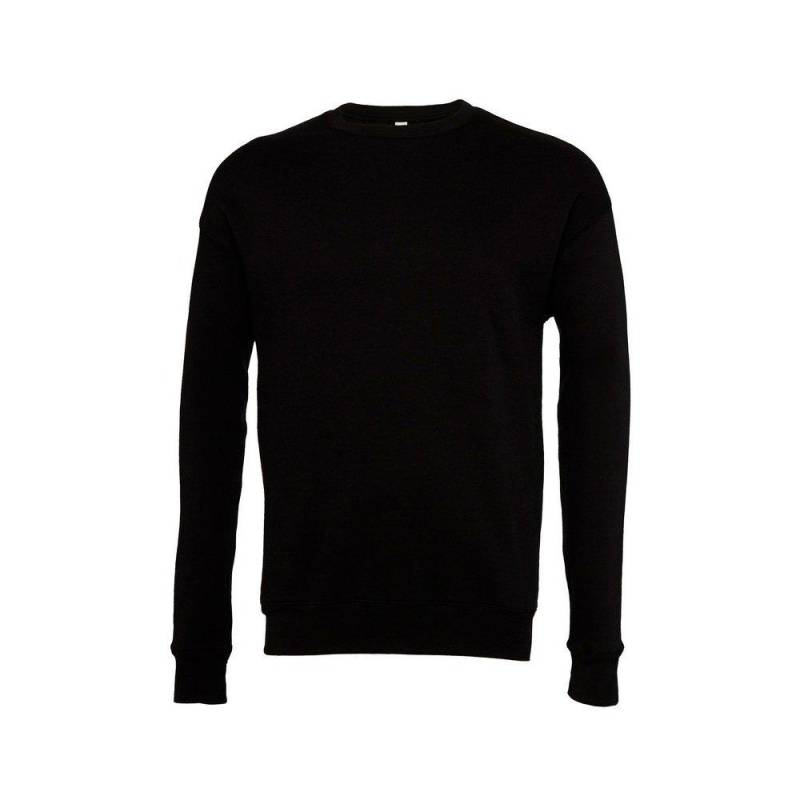 Classic Sweatshirt, Überschnittene Schulter Herren Schwarz L von Bella + Canvas