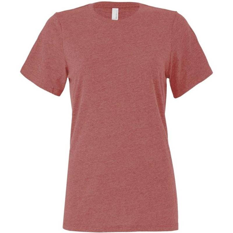 Bella + Canvas - CVC TShirt, für Damen, Rot Bunt, Größe S von Bella + Canvas