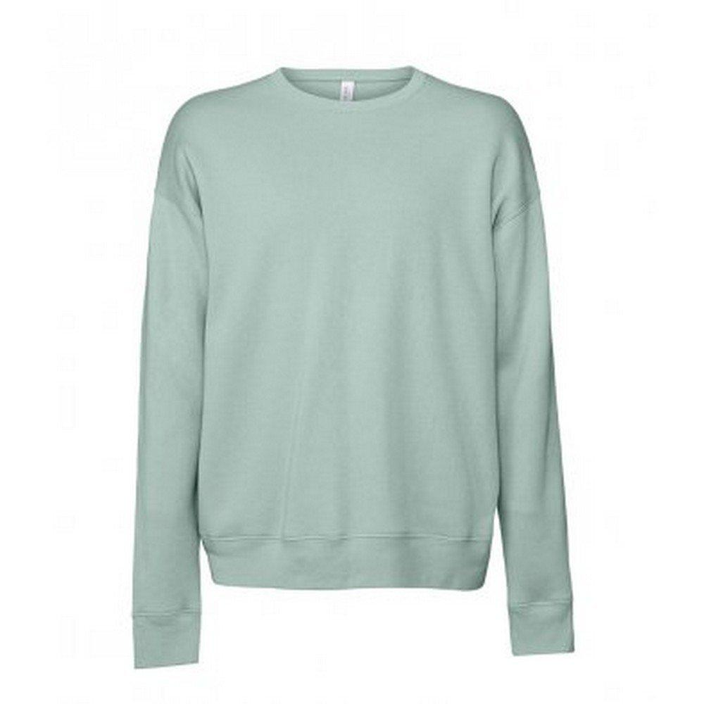 Erwachsene Drop Schulter Sweatshirt Damen Blau M von Bella + Canvas