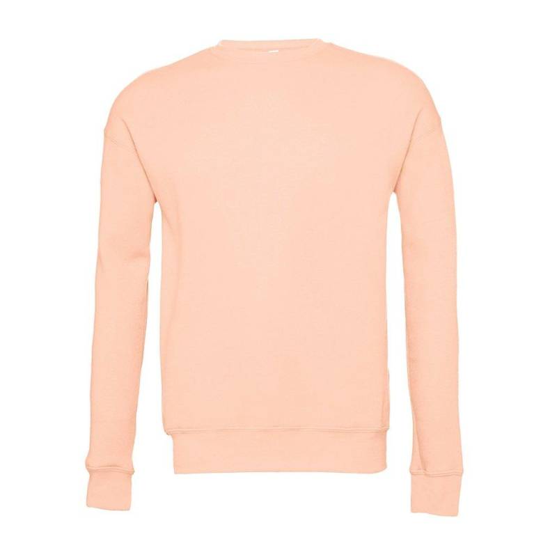 Erwachsene Drop Schulter Sweatshirt Damen Pfirsich M von Bella + Canvas