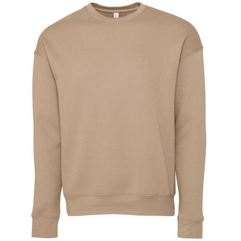 Erwachsene Drop Schulter Sweatshirt Damen Tan M von Bella + Canvas