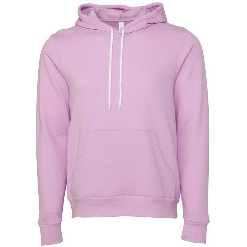 Erwachsene Kapuzenpullover Damen Flieder L von Bella + Canvas