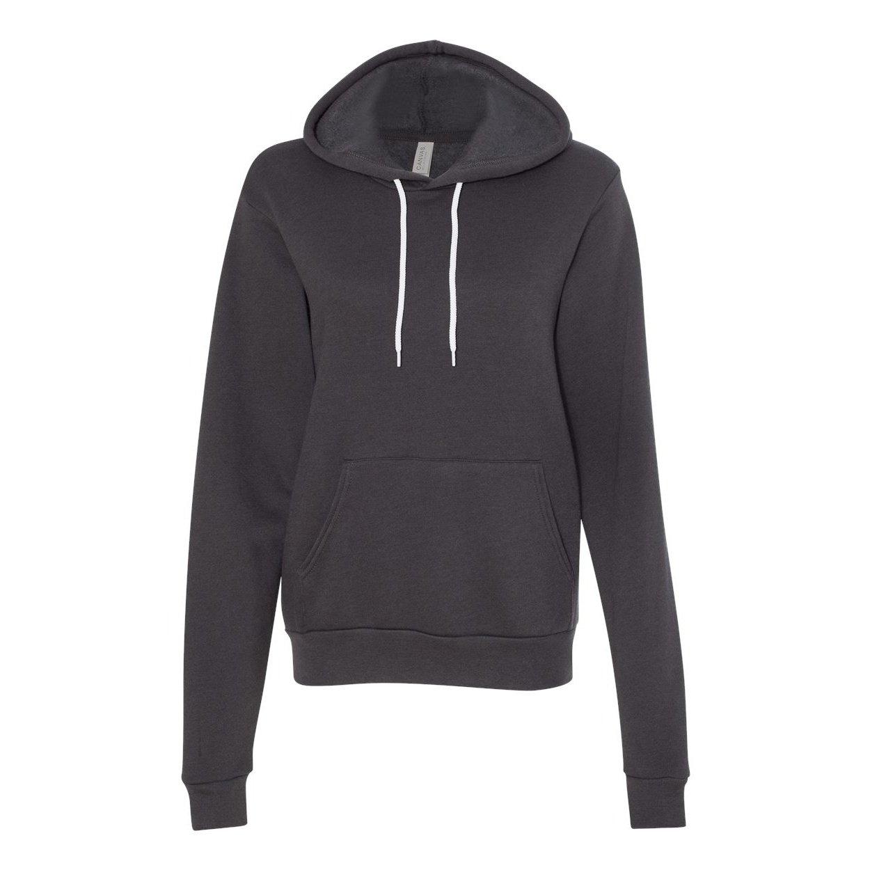 Erwachsene Kapuzenpullover Damen Grau S von Bella + Canvas