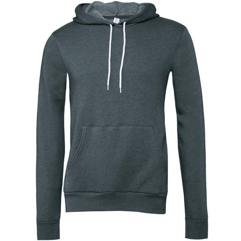 Erwachsene Kapuzenpullover Damen Taubengrau L von Bella + Canvas