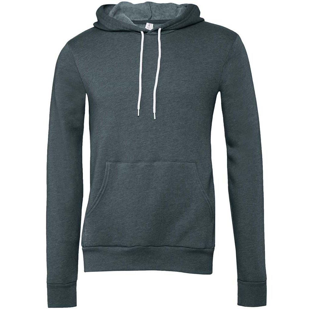 Erwachsene Kapuzenpullover Damen Taubengrau M von Bella + Canvas