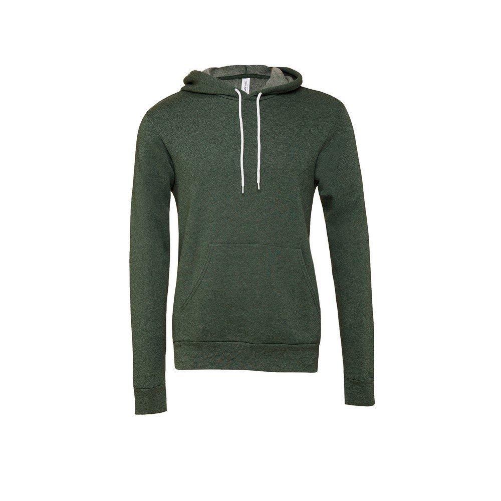 Erwachsene Kapuzenpullover Damen Waldgrün L von Bella + Canvas