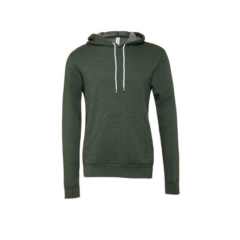 Erwachsene Kapuzenpullover Damen Waldgrün XS von Bella + Canvas