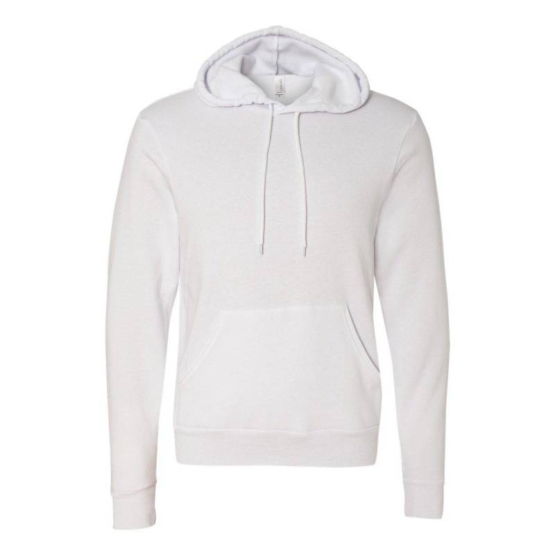 Erwachsene Kapuzenpullover Damen Weiss L von Bella + Canvas