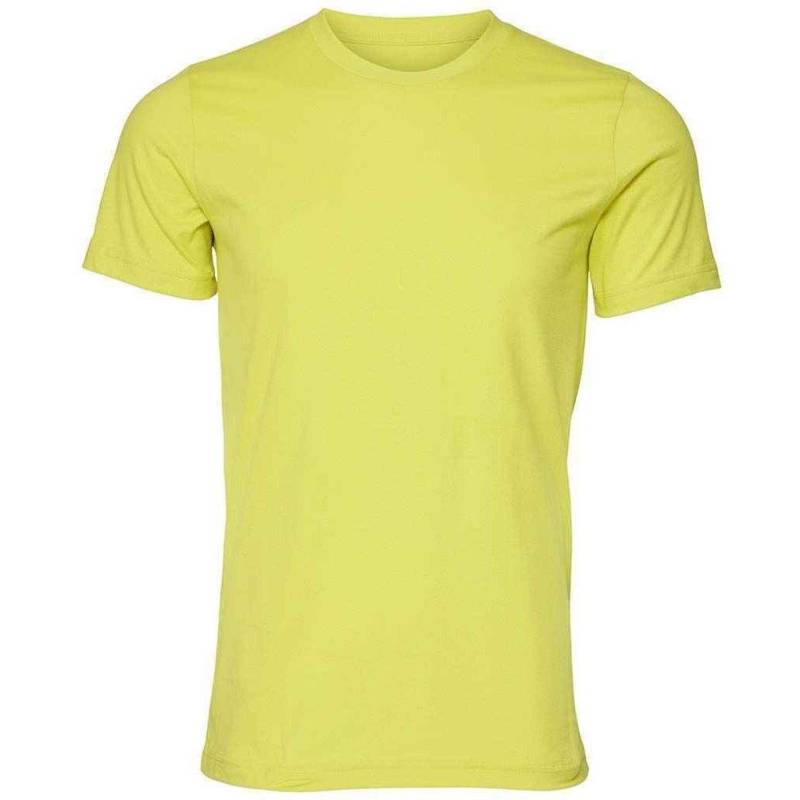 Erwachsene Rundhalsausschnitt Tshirt Damen Gelb Pastel XS von Bella + Canvas