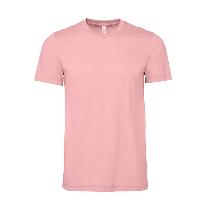 Erwachsene Rundhalsausschnitt Tshirt Damen Pink L von Bella + Canvas