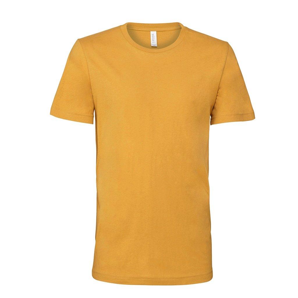 Erwachsene Rundhalsausschnitt Tshirt Damen Senfgelb M von Bella + Canvas