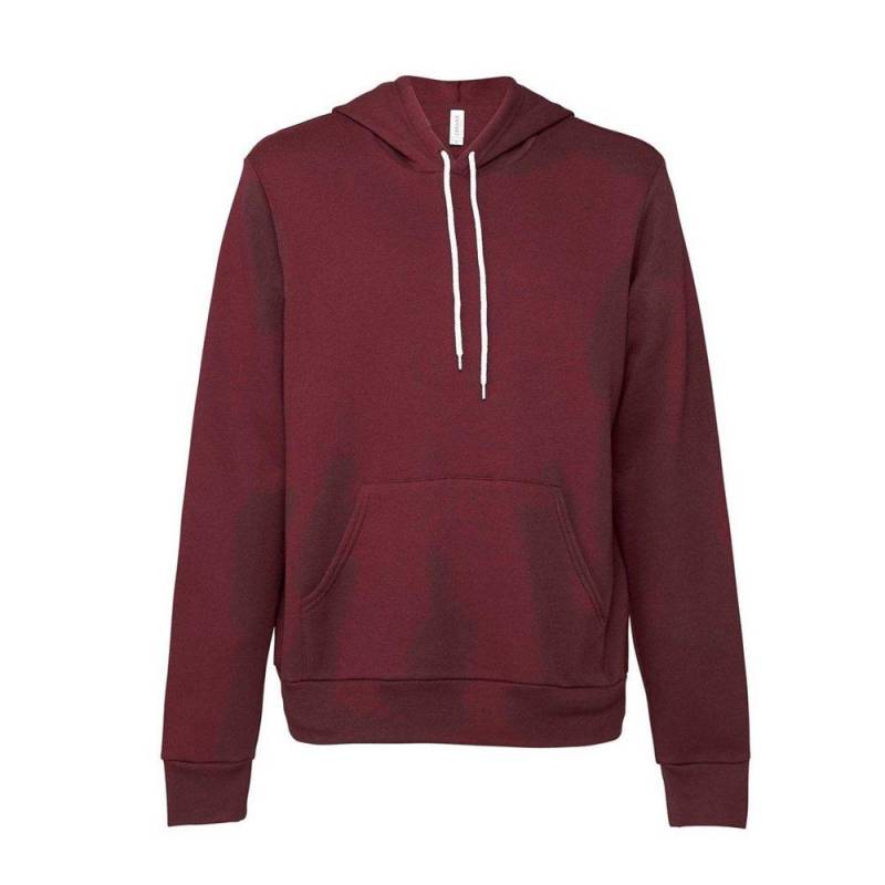 Hoodie Zum Überziehen Damen Bordeaux L von Bella + Canvas