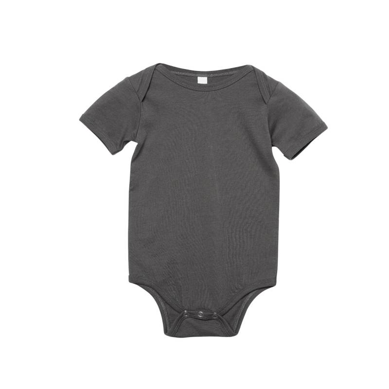 Jersey Kurzarm Body Mädchen Grau 86 von Bella + Canvas