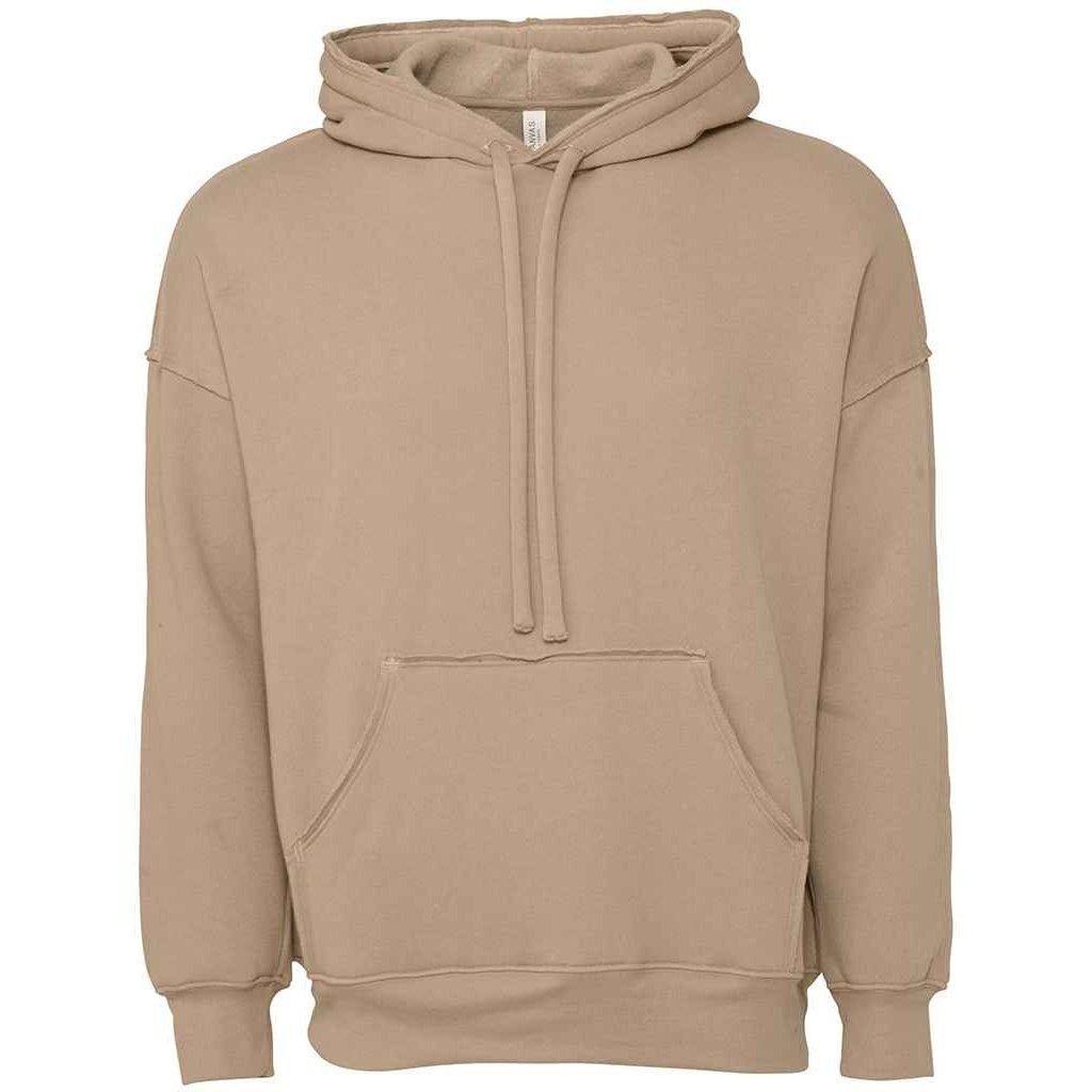 Kapuzenpullover Rohe Nähte Damen Tan XXL von Bella + Canvas