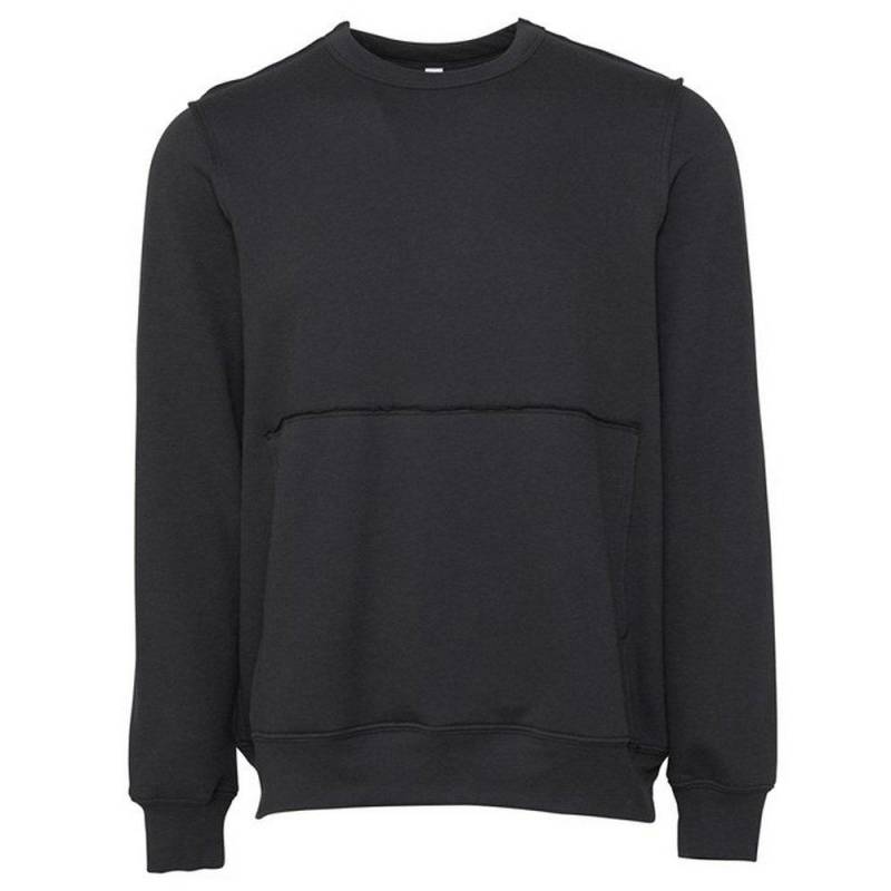 Bella + Canvas - Pullover, Rohe Nähte, für Damen, Grau, Größe XS von Bella + Canvas