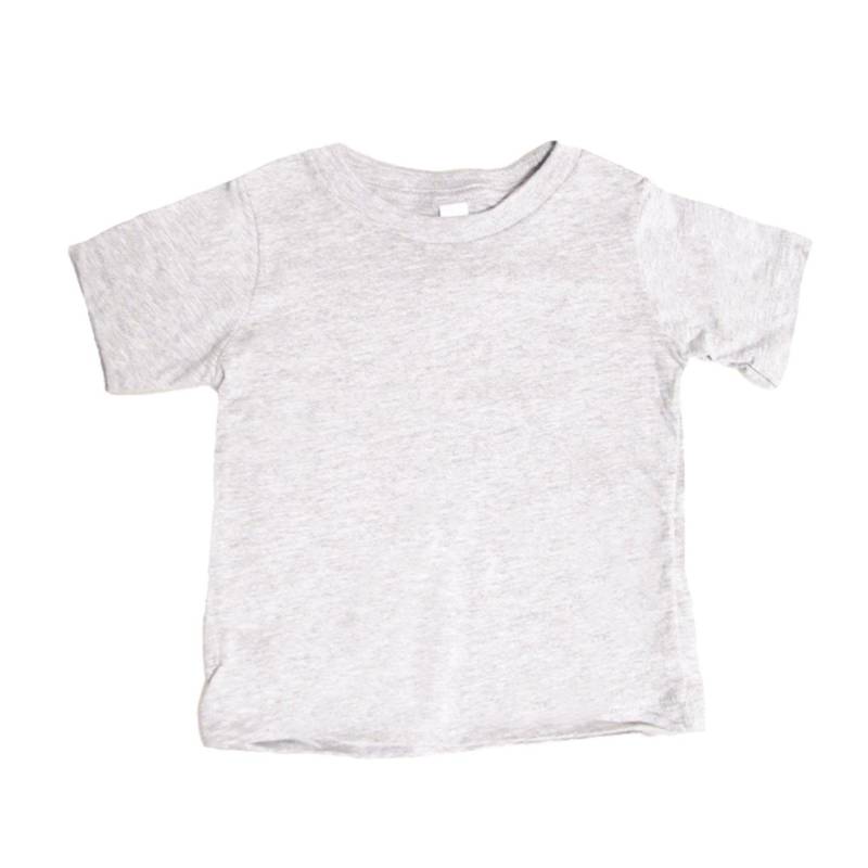 Runder Hals Tshirt Jungen Schiefergrau 86 von Bella + Canvas