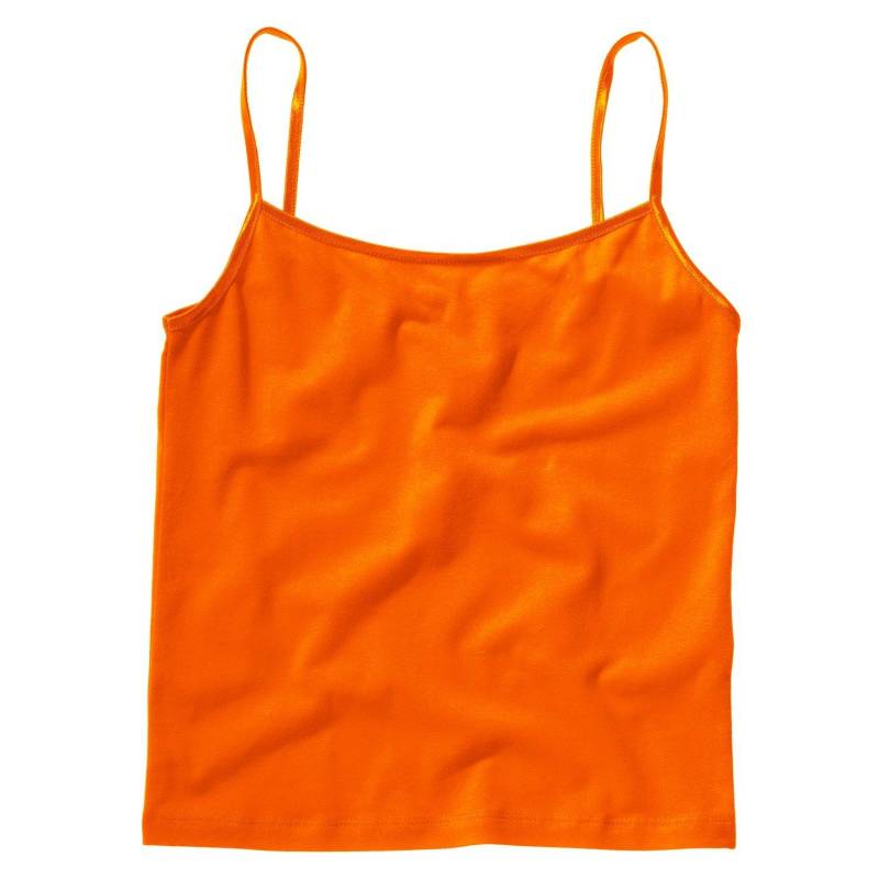 Spaghettiträgertop Spaghettiträgerunterhemd Damen Orange L von Bella + Canvas