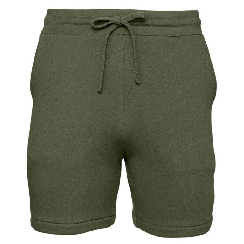 Sweatshorts Damen Militärgrün XS von Bella + Canvas