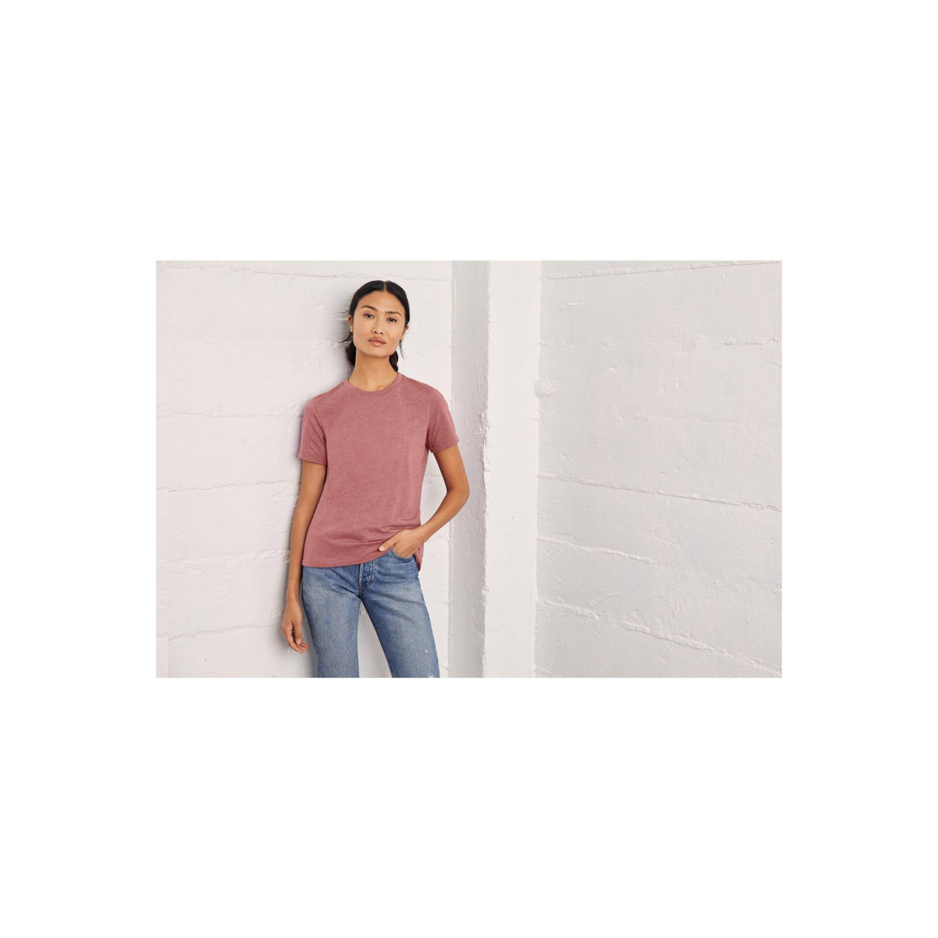 Bella + Canvas - T-Shirt mit Rundhalsausschnitt,  Heather, für Damen, Größe M von Bella + Canvas