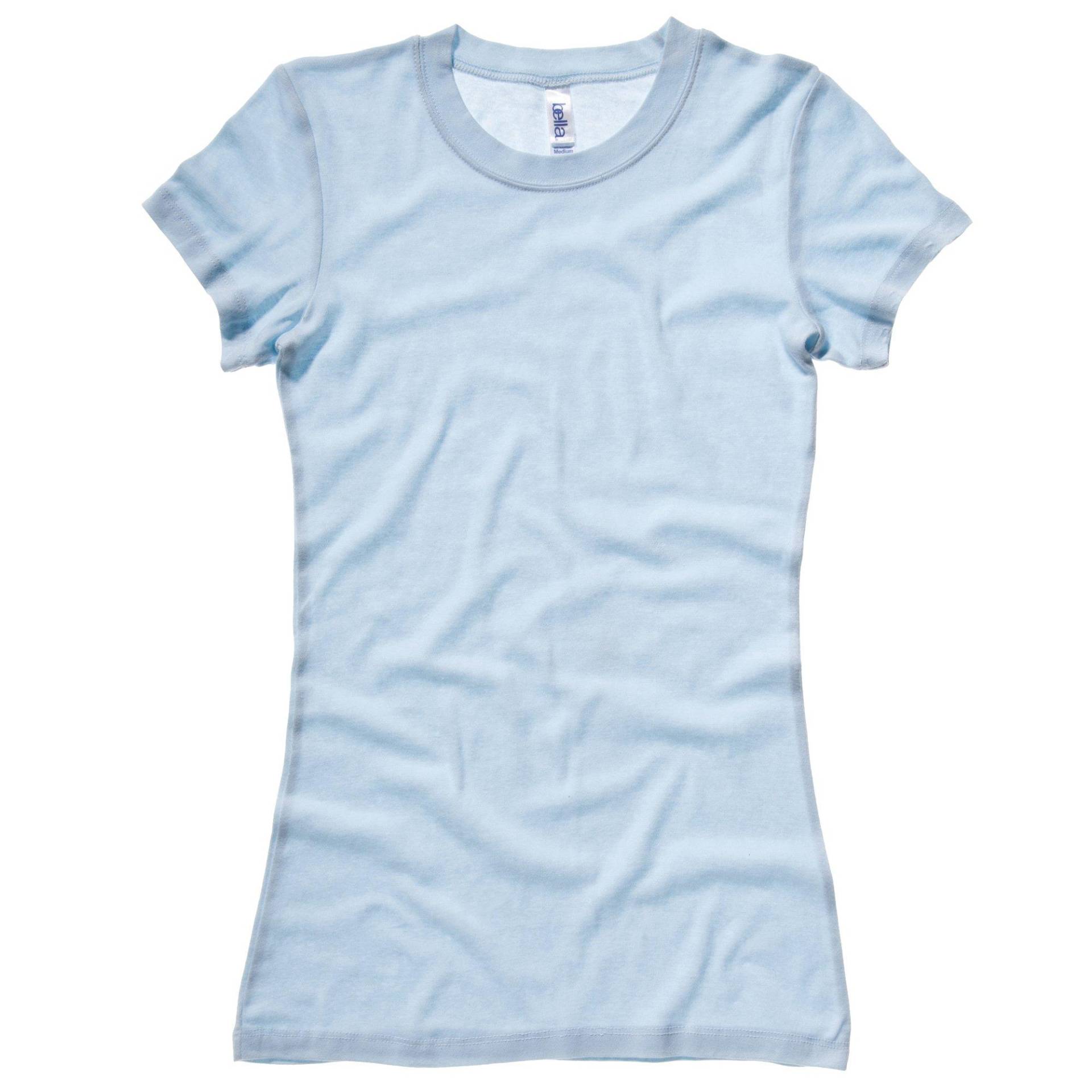 Tshirt, Kurzarm, Rundhalsausschnitt Damen Blau M von Bella + Canvas