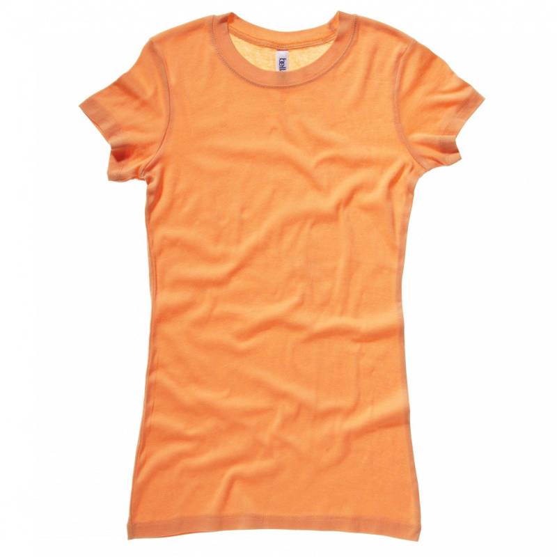 Tshirt, Kurzarm, Rundhalsausschnitt Damen Orange Bunt S von Bella + Canvas